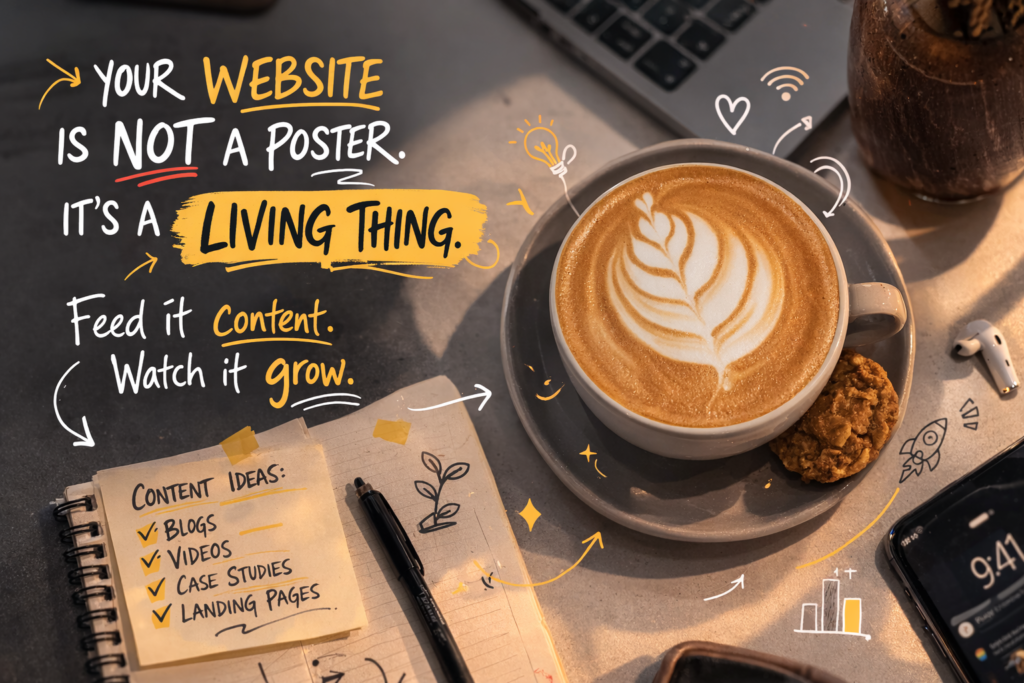Why Your Startup Website Needs Content, Not a Redesign